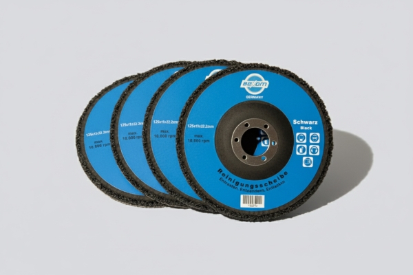 Grobreinigungsscheibe,CBS Scheibe Reinigungsscheibe 125 mm Schwarz